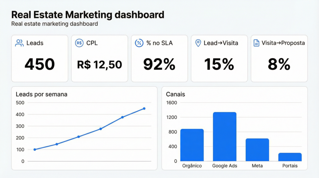 Métricas do marketing digital para imobiliárias: CPL e conversões
